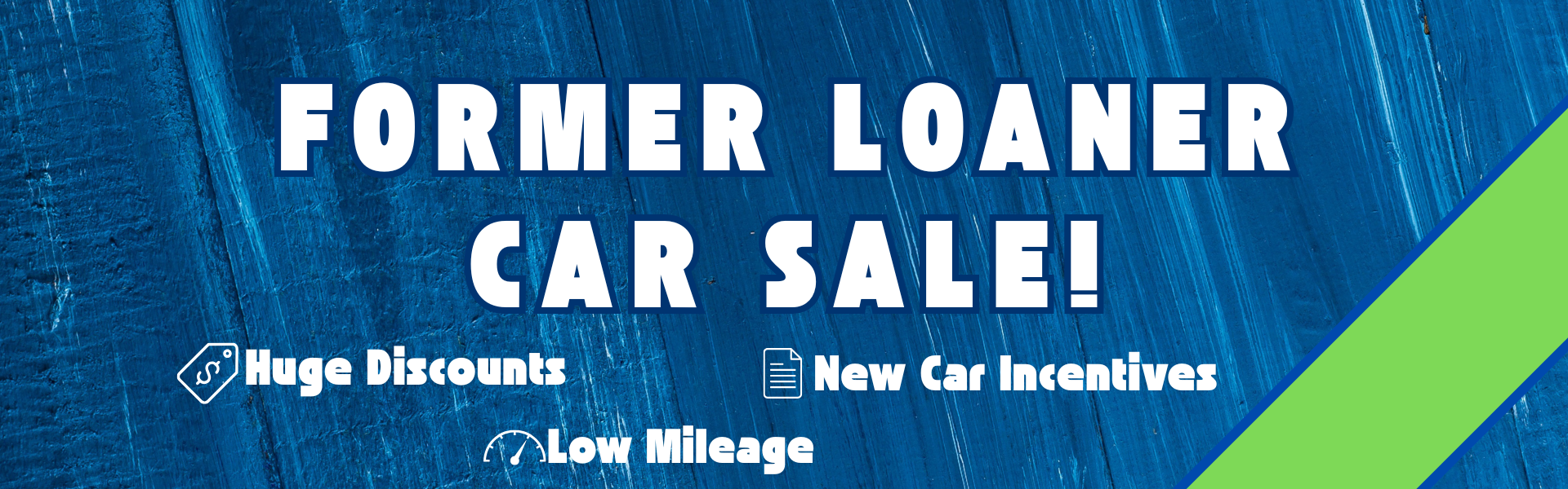 Former Loaner Car sale